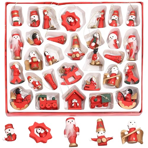 Weihnachtsbaumschmuck, 30 PCS Weihnachtsbaum Deko Christbaumschmuck...