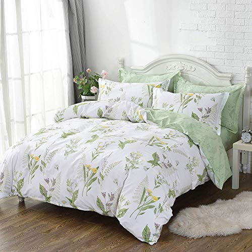 FADFAY Twin XL Duvet Cover Set 4 Piece Dorm Bedding Premium 100% Cotton