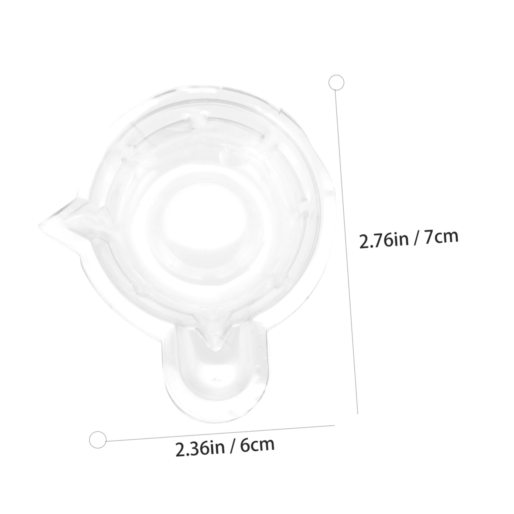 minkissy 1000pcs Disposable Cup Measuring Cup Testing Cups Pregnancy Test Cup Pee Sample Cup Liquid Clear Container Bottle Pee Cup Plastic