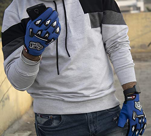 Image of MAJIK Anti-Slip Hand Glove for Bicycle Riding for Men (Black)