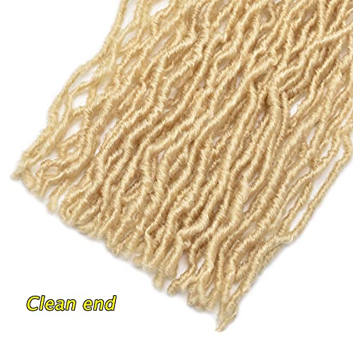 Faux Locs Crochet Hair 36 Inches Blonde Soft Locs Crochet Hair Pre Looped Crochet Hair For Black Women (36 Inch Pack Of 1, 613#) #TOP4