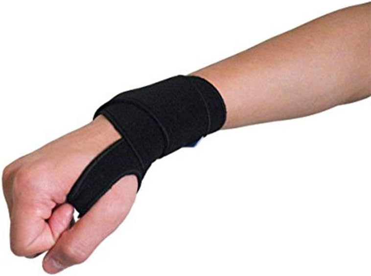 New Self-adhesion Fabric, Wrist Support for Women and Men, Wrist Brace for Sports and Weak Wrists(Black, Light, Thin)
