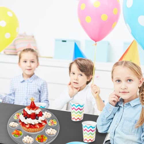 Image of Paint Tray Palette,60pcs Paint Trays for Kids,Plastic Paint Pallet or Pupils to Painting,DIY Craft,Play Party at Home,Kindergarten or School(Clear)
