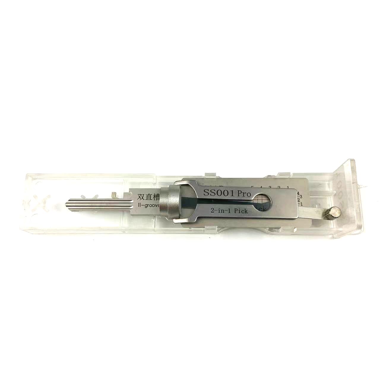2 in 1 SS003 Hangslot Pick en Decoder Gereedschap,5Pin 6Pin Deur Hangslot Opener, Professionele Slotenmaker Tool