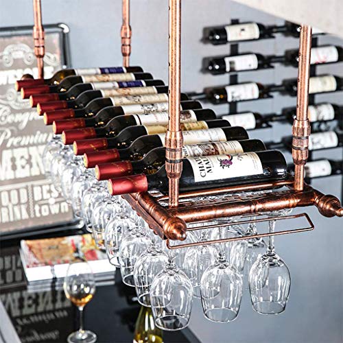 Porte-verres à vin suspendu pour libérer votre plan de travail