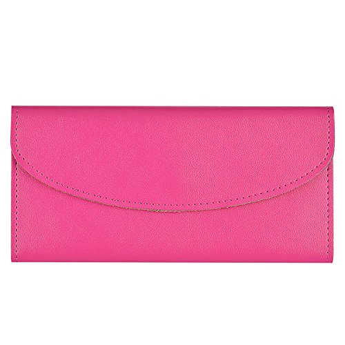 Cozywind Geldbörse Damen Leader Portemonnaie Lang Geldbeutel für Frauen Brieftaschen Umschlag Trifold Portmonee