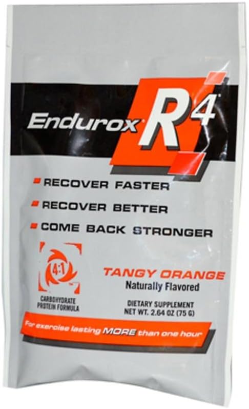 PacificHealth Labs Endurox R4 Performance Recovery Drink Tangy Orange -- 2.64 oz
