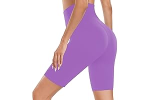 Women's Biker Shorts: Tummy Control Athletic Wear for $5 and Under