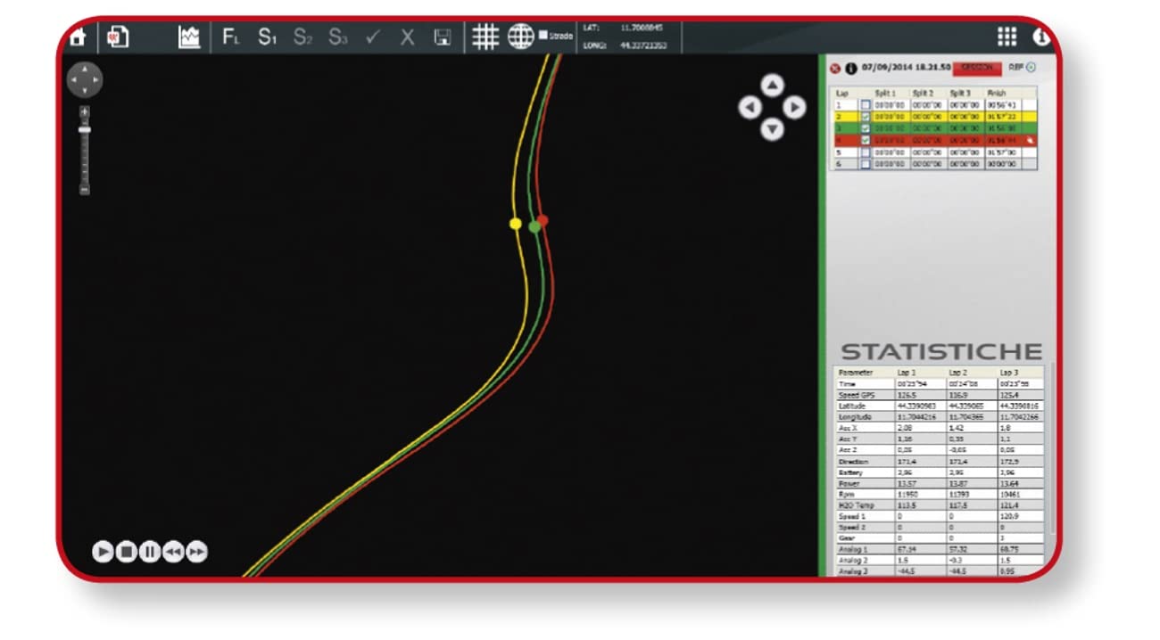 ST400-N Start NEXT PZRacing Cronometro GPS 50HZ con scarico dati