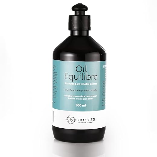 Shampoo Anticaspa Com Carvão Ativado e Extratos Vegetais Sem Perfume Natural Vegano 500 ml