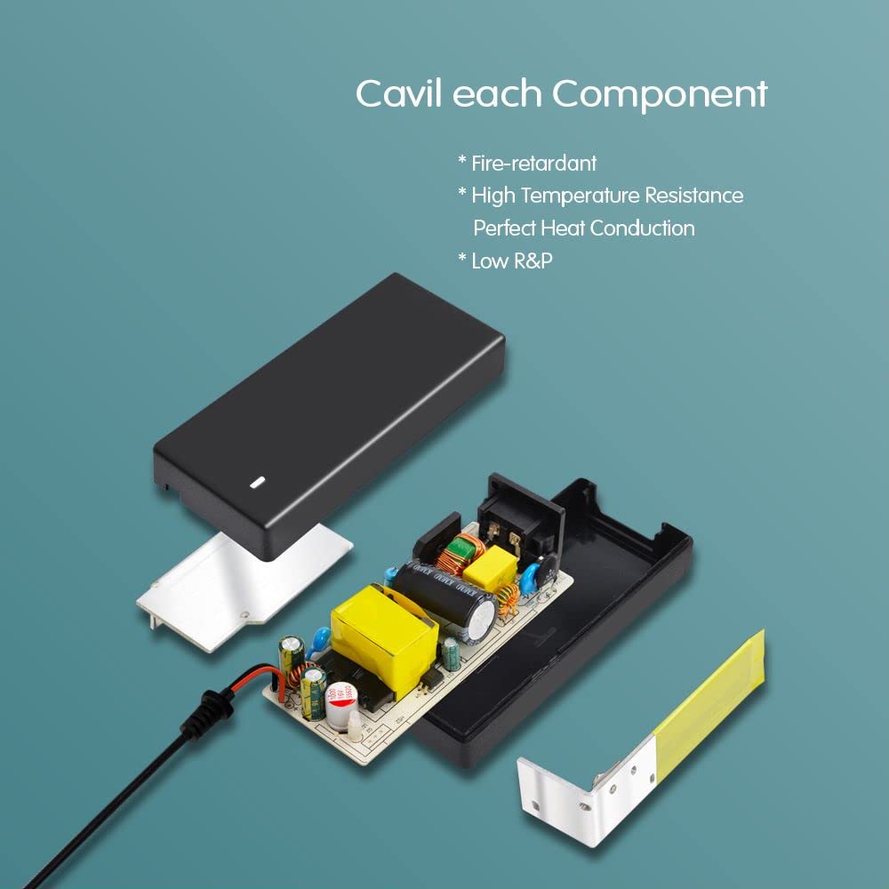 LEDMO 12V 5A 60W AC to DC Power Supply Adapter Power Adapter AC 100-240V to DC 12V Transformers US Plug Power Converter Power Supply LED Driver image 4