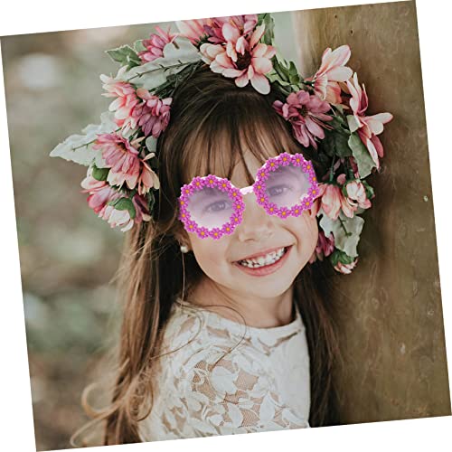 NOLITOY Children's Sunflower Sunglasses for Boys and Girls UV Protection Fun Shades Adorable Floral Design for Outdoor Activities2