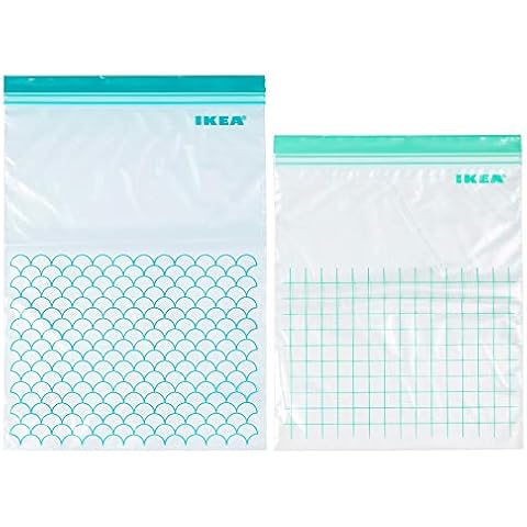 ZigZag Trading Ltd IKEA ISTAD - Plastic bag Turquoise/light turquoise 30 pack Cover