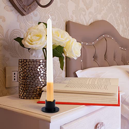 Aglary 4Pcs Black Taper Candle Holders thumb #1