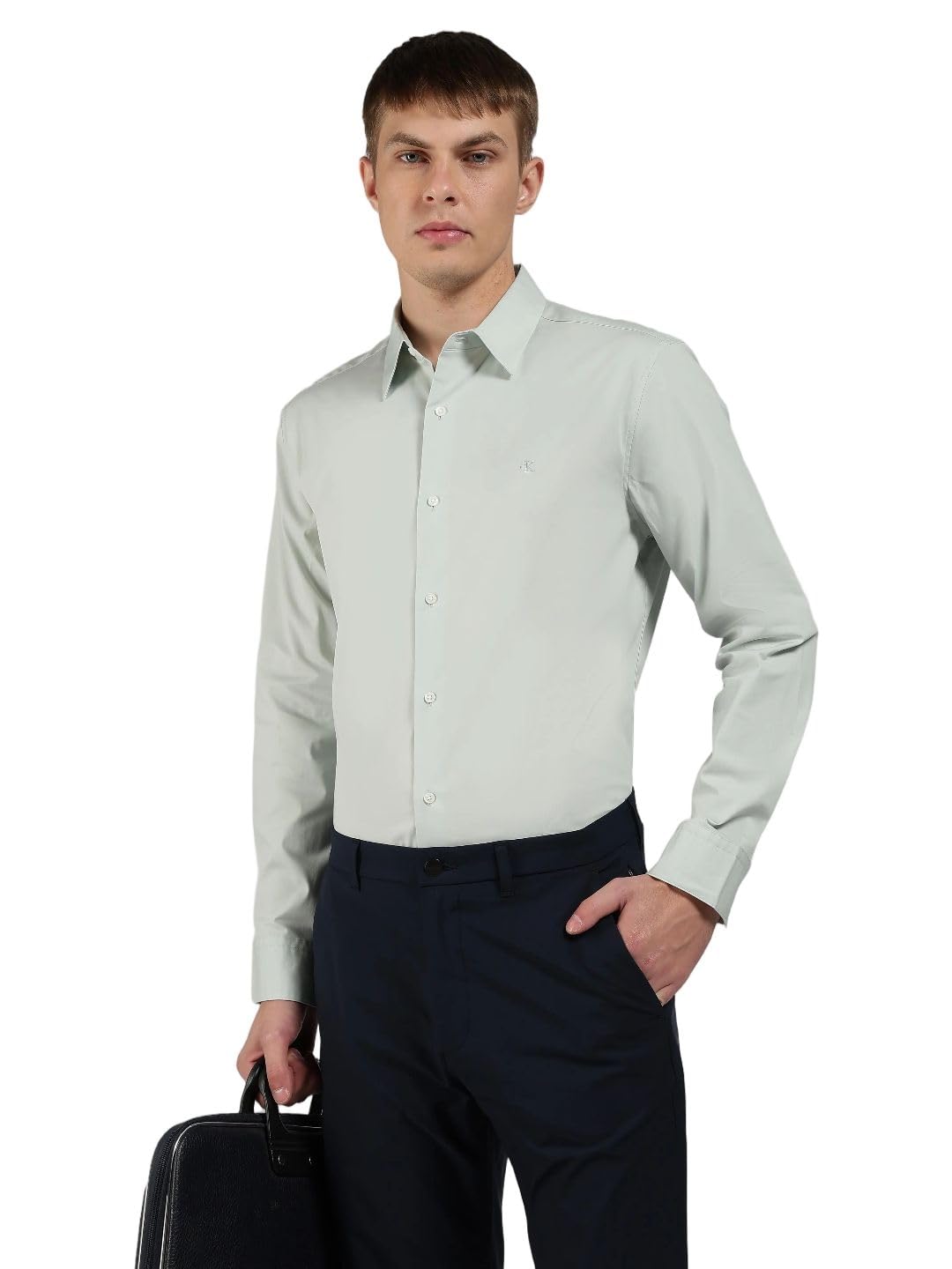 Solid Regular fit Cotton Shirt-image-26