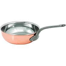 Matfer Bourgeat Copper Flared Saute Pan, 7 7/8"