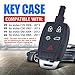 Keymall Keyless Entry Key Shell Case Replacement for Volvo C70 C30 S40 V50 5 Buttons KR55WK49259,Just a Key Case