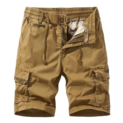Pantalon court tactique cargo multi-poches pour homme coupe streetwear