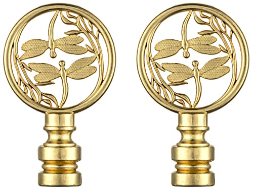 Qc DRAGONFLY - 1788 2 Packs Lamp Finial Cap Knob cover