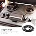 60pcs Tape Recorder Belts Cassette Tape Player Belts Cassette Recorder Drive Belts Recorder Belts Music Cassette Player Belts Replacement Cassette Belts 1mm Recorder Reward Belts