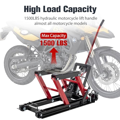 Mesa elevadora para motocicletas operada con el pie para reparar fallas de ATV 2