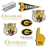 Grambling State University 8ct Vinyl L Deluxe, Indoor/Outdoor, Set of 8