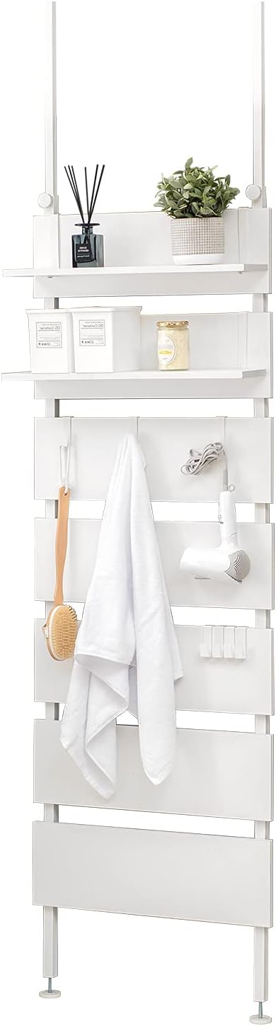 Amazon Co Jp 萩原 突っ張り ラック つっぱり 棚 壁面収納 ウォールラック Diy 穴あけ 工事が不要 簡単取付 段差対応 木目調 幅60 スリム ホワイト Ktr 3147wh Amazon Co Jp 萩原 突っ張り ラック つっぱり 棚 壁面収納 ウォールラック Diy 穴あけ 工事が不要 簡単取付 段差対応 木目調 幅60 スリム ホワイト Ktr 3147wh