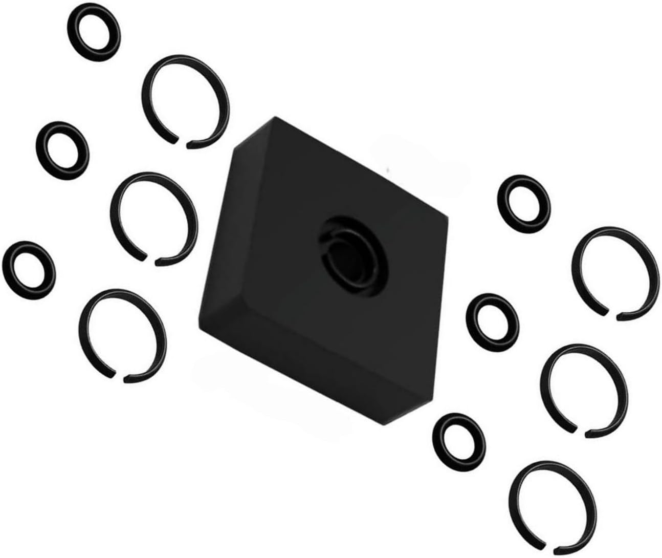 6 Sets 1/2" Impact Wrench Retaining Ring Set with O-Ring & Install Tool