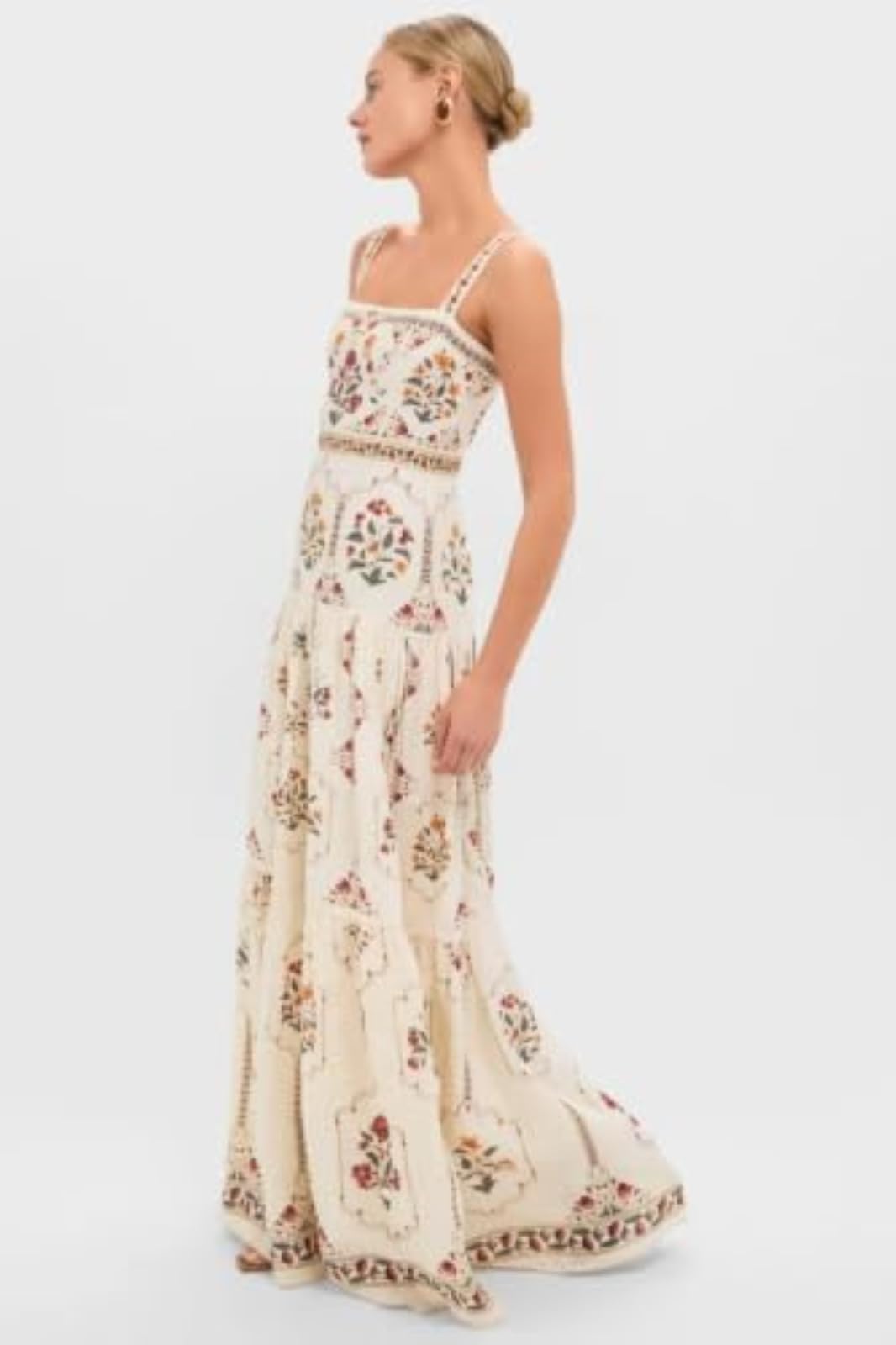 Top da Donna Boho con Spalline Sottili E Scollo Quadrato