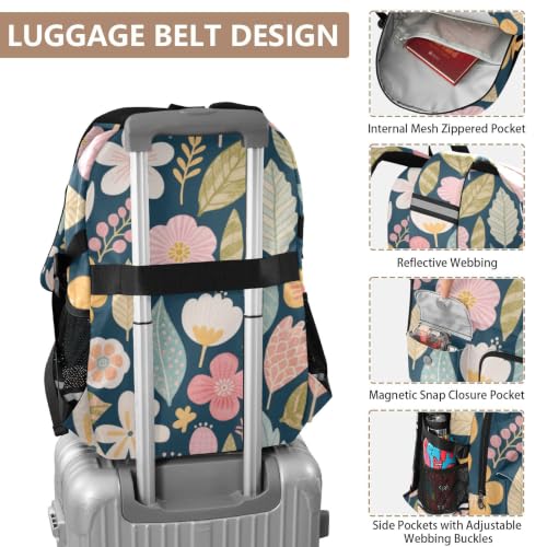 Mochila de viaje para adolescentes con espacio de laptop que alivia el peso de libros 4