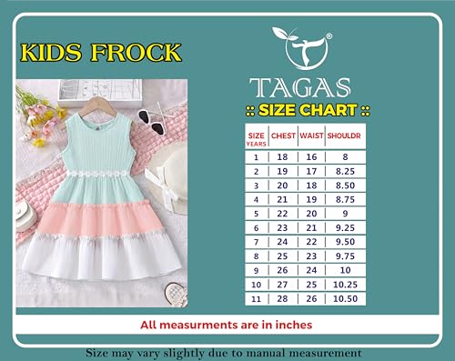 Image of Tagas Girls' Dress||Princess Birthday Party Dress | Comfortable & Stylish Kids Wear| PartFrock for Kids |