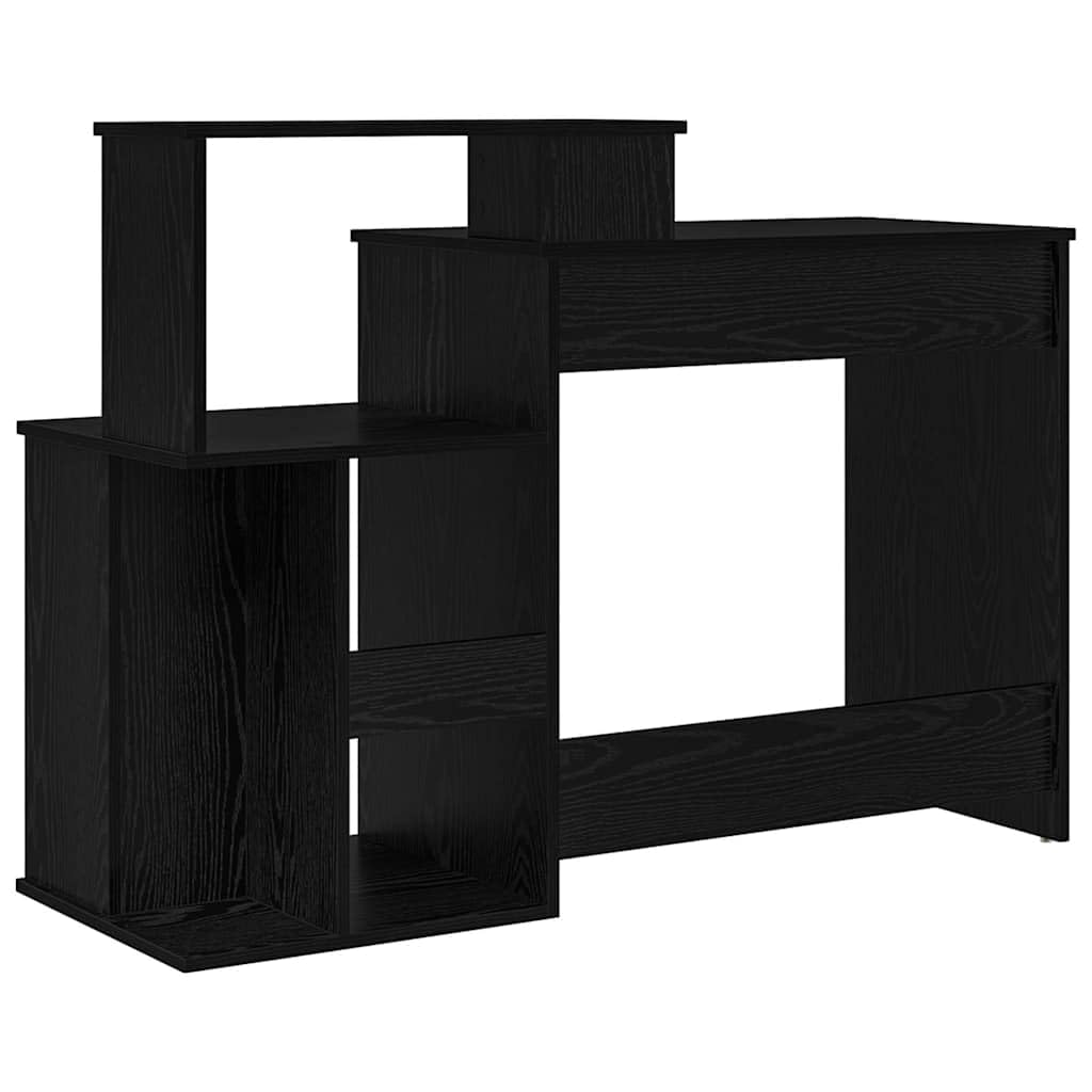 Generisch Schreibtisch Schwarz Eichen-Optik 120,5 x 44 x 88,5 cm,Möbel,Büromöbel,Schreibtische-869475