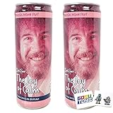 Bob Ross The Joy of Calm Peaceful Passion Fruit Calming Sparkling Beverage with 2 Gosutoys Stickers… (2 Pack)
