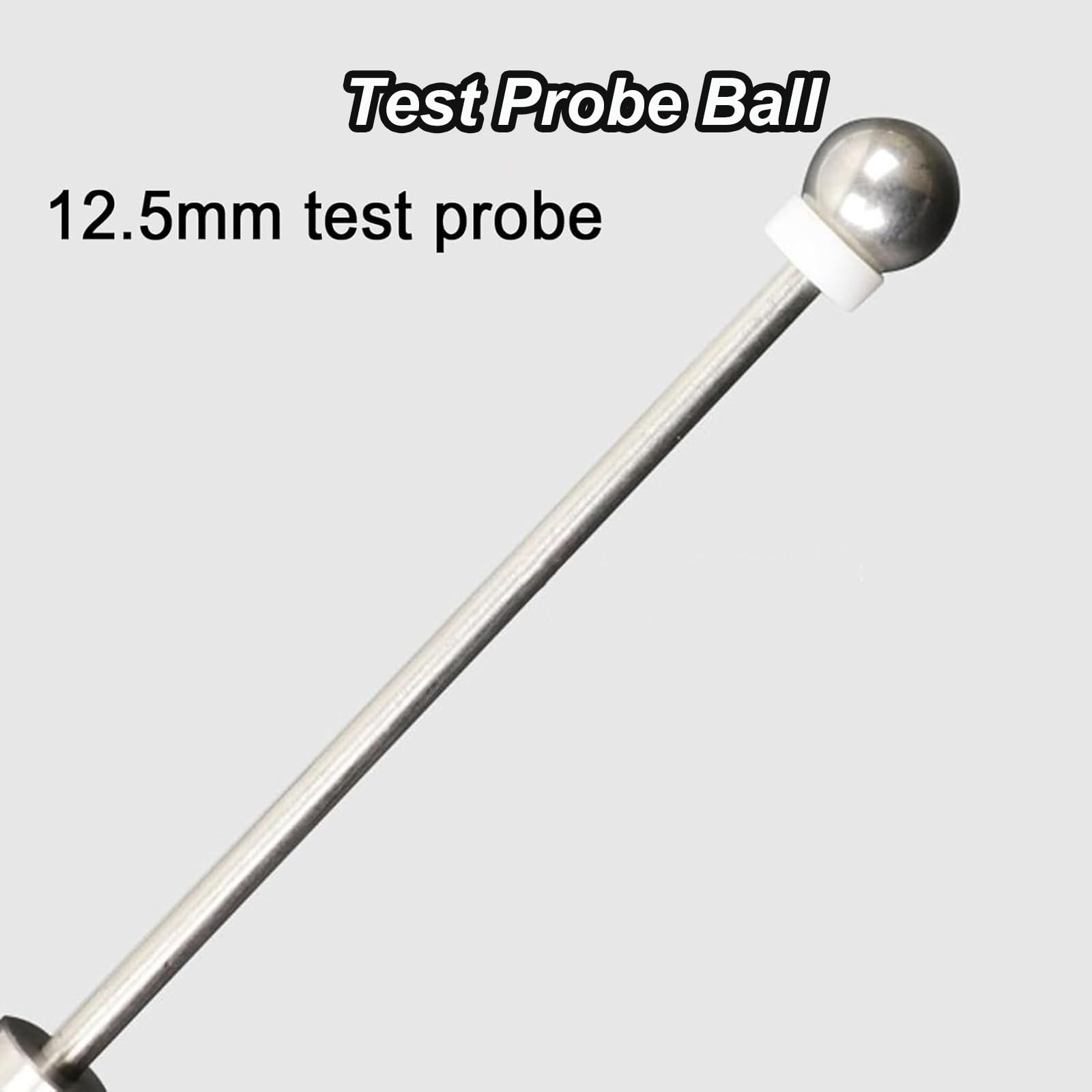 Sonda de prueba de seguridad eléctrica con esfera de acero inoxidable de 12,5 mm, mango de fuerza 50N, diámetro de 4 mm para pruebas industriales