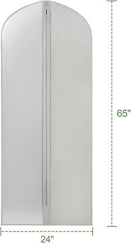 Vista 28 de KEEGH Bolsas de traje de 40 pulgadas para almacenamiento en armario (juego de 10) bolsas de ropa para colgar ropa, bolsas de traje para trajes