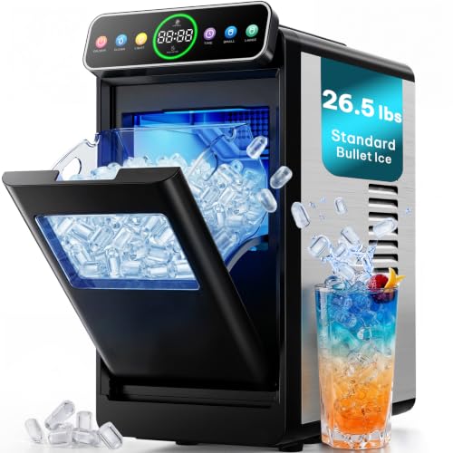Image of Silonn Countertop Ice Maker with Smart Touchscreen, Ambient Light & Timer