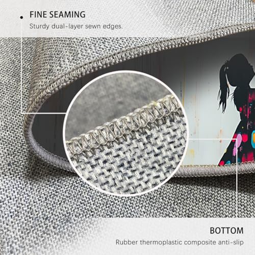 Tapis doux à poils bas lavable pour sol de salon moderne - 7