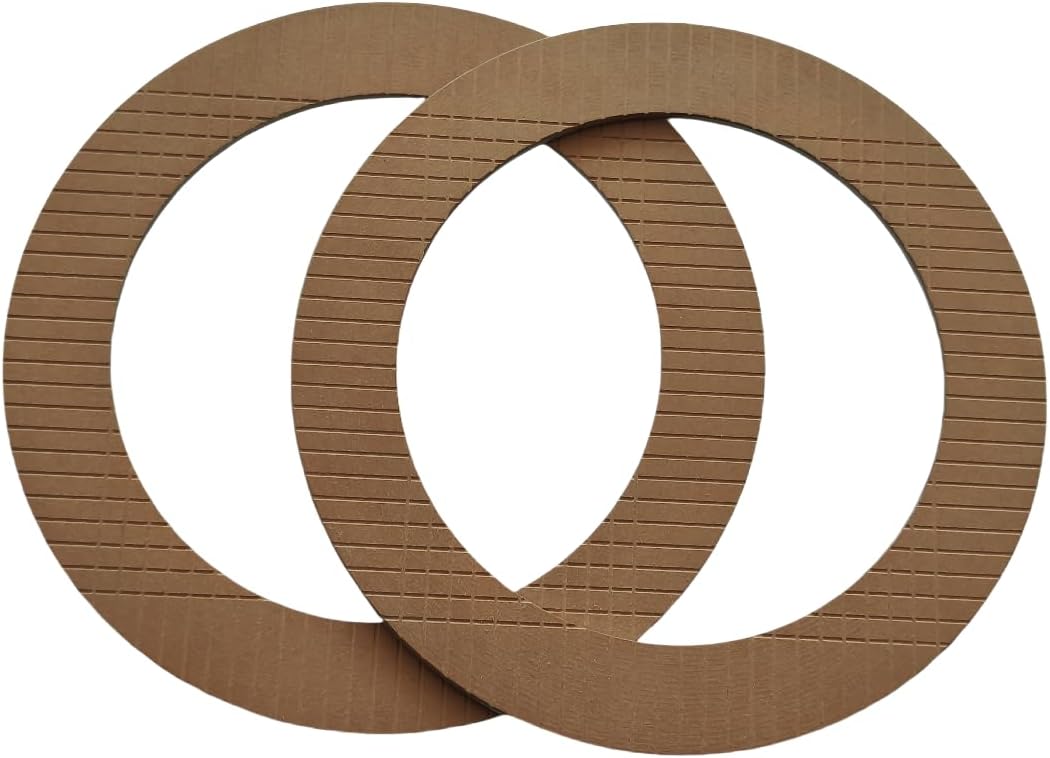 Replacement Drive Train Clutch Friction Plate 6502424 6649871 6512424 Fits Bo-Me 179706-327-BC1 179706-327-BC2 179706-327-BC1/BC2-A 444M 310 313 371 500 600 610 611 Loader Brakes(2 Pcs)
