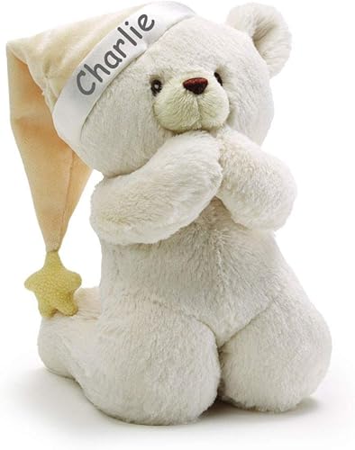 Oso de oración personalizado  Oso de peluche de oración a la hora de acostarse, recuerdo de peluche con nombre personalizado