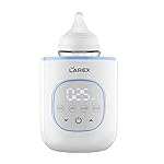 LAREX Bottle Warmer, Fast Baby Bottle Warmer for Breastmilk and Formula, with Timer and Accurate Temp Control, 8-in-1 Baby Milk Warmer BPA Free with Digital Display, Bottle Warmers for All Bottles