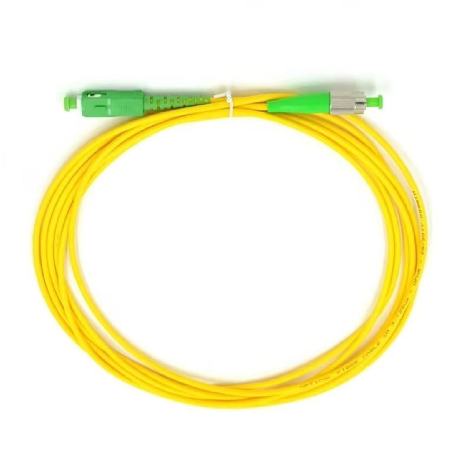 FCAPC-SCAPC cavalier de fibre optique 1-100m cordon de raccordement Simplex monomode 1m 2m 3m 5m 10m 20m 30m câble d'extension FTTH p-fibre optique(FCAPC-SCAPC 40m)
