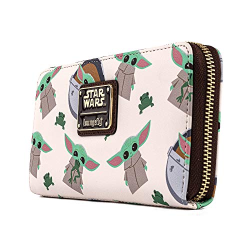 Loungefly Star Wars Baby Yoda The Mandalorian All Over Print Wallet3