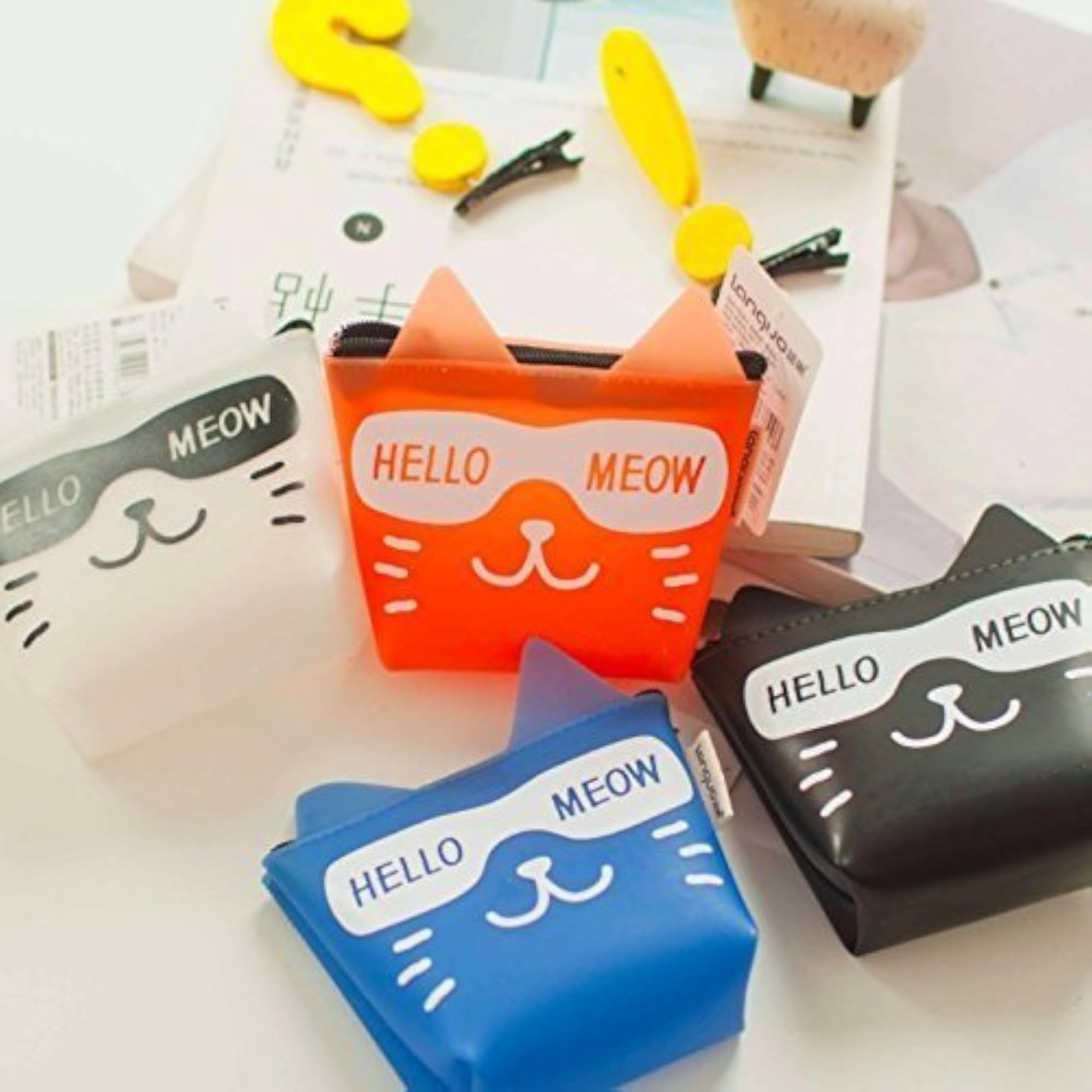 Set of 2 Elegant Multi-Purpose Silicon Coin Purses