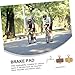 Milisten Cycling Brake Pad Disc Bike Brake Pad Wear-Resistant and Easy to Install for Bikes