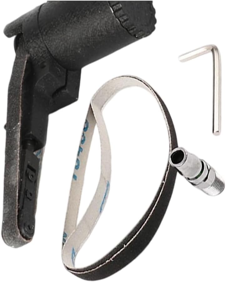 Small Air Operated Polisher High Efficiency Belt Finishers for Finish Preparation Paint Removal Vehicle Rehabilitation Angles Grinders Polishing Machine