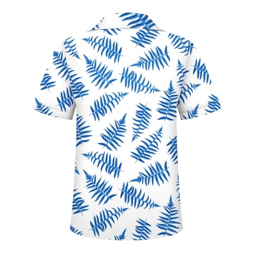 Image of Hawaiian Shirt for Men Tropical Shirts Summer Beach Button Down Short Sleeve Luau Aloha Floral Cruise Vacation Outfit 2026