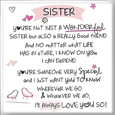 Inspired Words Magnet for Sisters Cover