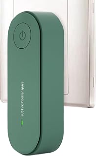 Purificador de Aire Enchufable - Ionizador De Aire Negativo - Filtro de Olores Silencioso y Eliminador de Partículas para Sala de Estar Cocina Dormitorio Apartamento Lugar de Trabajo Baño