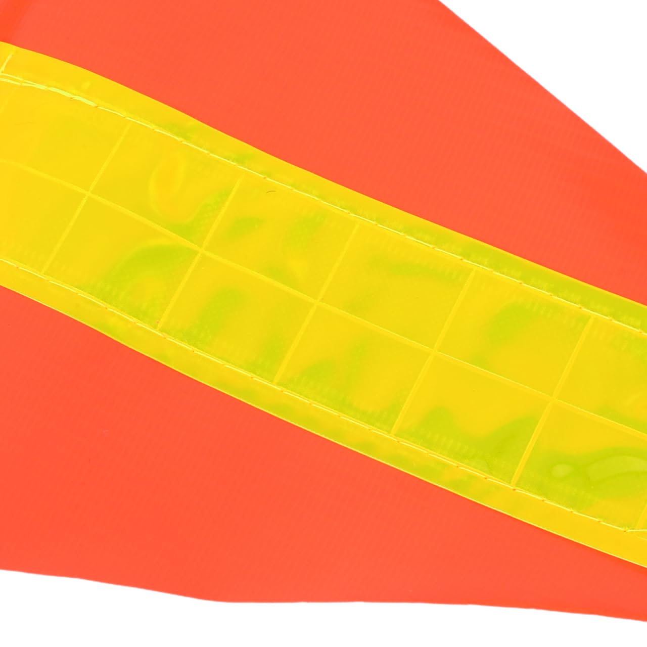 YARNOW Lot de 3 drapeaux de vélo avec mât pour la sécurité, réglable en hauteur, orange, drapeau réfléchissant pour vélo