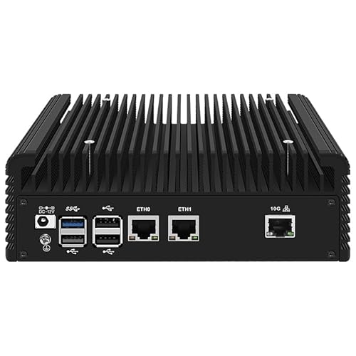 UDPTCP �t�@�����X�~�jPC�AAlder Lake N200 (�ő�3.7GHz) 8G DDR5 RAM 128G M.2 NVMe SSD�A�t�@�C�A�E�H�[���n�[�h�E�F�A AQC113C-B1-C 10GbE RJ45�A2x2.5GbE LAN OP